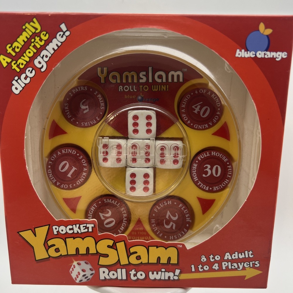 Pocket Yamslam Dice Game Roll to Win 2012 Brand New Sealed